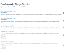 Tablet Screenshot of cuadernodedibujotecnico.blogspot.com