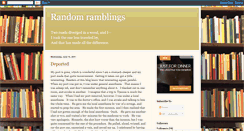 Desktop Screenshot of klaatusrandomramblings.blogspot.com