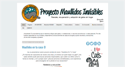 Desktop Screenshot of maullidosinvisibles.blogspot.com