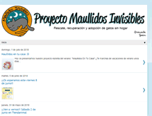 Tablet Screenshot of maullidosinvisibles.blogspot.com