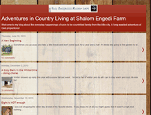Tablet Screenshot of adventures-in-country-living.blogspot.com