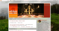 Desktop Screenshot of afrikanwarriors.blogspot.com