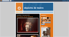 Desktop Screenshot of depositodeteatro.blogspot.com