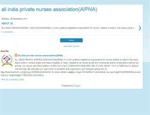 Tablet Screenshot of allindiaprivatenursesassociationaipna.blogspot.com