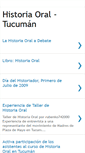 Mobile Screenshot of historiaoraltucuman.blogspot.com