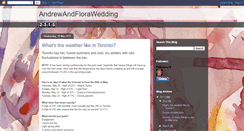 Desktop Screenshot of andrewandflorawedding.blogspot.com
