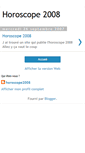 Mobile Screenshot of horoscope2008.blogspot.com