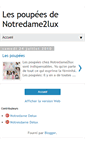 Mobile Screenshot of lespoupeesdenotredame2lux.blogspot.com