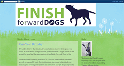 Desktop Screenshot of finishforwarddogs.blogspot.com