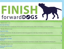 Tablet Screenshot of finishforwarddogs.blogspot.com