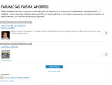 Tablet Screenshot of farma-ahorro.blogspot.com