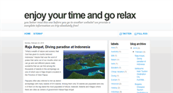 Desktop Screenshot of enjoytimevacation.blogspot.com