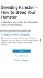 Mobile Screenshot of breeding-hamster.blogspot.com