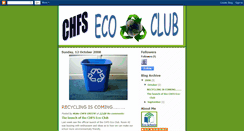 Desktop Screenshot of eco-chfs.blogspot.com