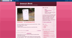 Desktop Screenshot of ameeraworld.blogspot.com