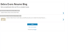 Tablet Screenshot of debra-evans.blogspot.com