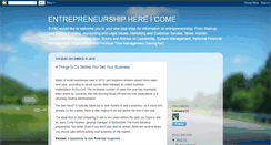 Desktop Screenshot of entrepreneurshiphereicome.blogspot.com