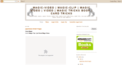 Desktop Screenshot of magic-video-tricks.blogspot.com