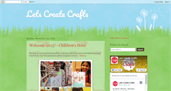 Desktop Screenshot of letscreatecrafts.blogspot.com