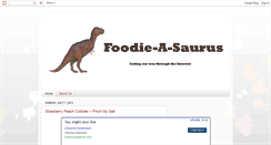 Desktop Screenshot of foodieasaurus.blogspot.com