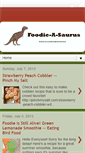 Mobile Screenshot of foodieasaurus.blogspot.com