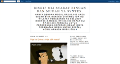 Desktop Screenshot of bisnis-oli-syntex.blogspot.com