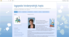 Desktop Screenshot of logopediekinderpraktijkhopla.blogspot.com
