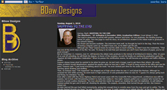 Desktop Screenshot of bdawdesigns.blogspot.com