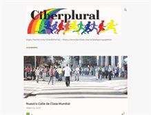 Tablet Screenshot of ciberplural.blogspot.com