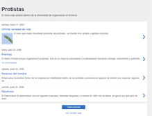 Tablet Screenshot of losprotistas.blogspot.com