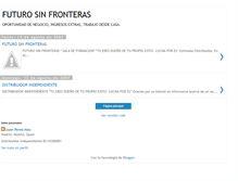 Tablet Screenshot of mifuturosinfronteras.blogspot.com