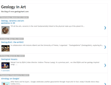 Tablet Screenshot of geologyinart.blogspot.com