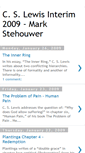 Mobile Screenshot of cslewisinterim2009ms.blogspot.com