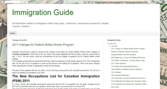 Desktop Screenshot of immigrationquick.blogspot.com