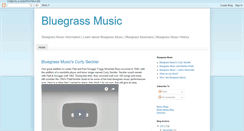 Desktop Screenshot of bluegrassmusicinfo.blogspot.com