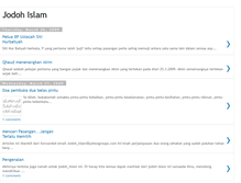 Tablet Screenshot of jodoh-islam.blogspot.com