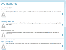 Tablet Screenshot of byuhealth100.blogspot.com