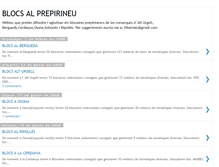 Tablet Screenshot of blocsprepirineu.blogspot.com