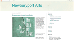 Desktop Screenshot of newburyportarts.blogspot.com