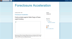 Desktop Screenshot of foreclosure-acceleration.blogspot.com