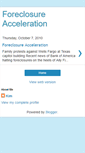 Mobile Screenshot of foreclosure-acceleration.blogspot.com