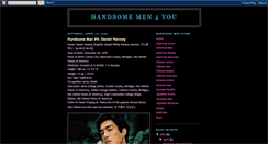 Desktop Screenshot of handsomemen4you.blogspot.com