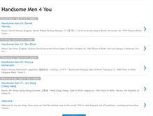 Tablet Screenshot of handsomemen4you.blogspot.com