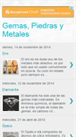 Mobile Screenshot of piedrasgemasymetales.blogspot.com