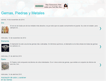 Tablet Screenshot of piedrasgemasymetales.blogspot.com