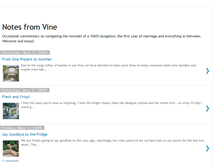 Tablet Screenshot of notesfromvine.blogspot.com