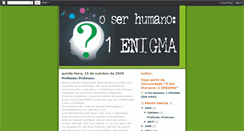 Desktop Screenshot of homem1enigma.blogspot.com
