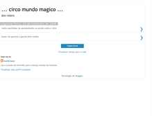 Tablet Screenshot of circomundomagico.blogspot.com