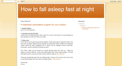 Desktop Screenshot of fallasleepfast.blogspot.com