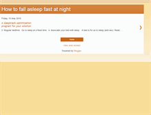 Tablet Screenshot of fallasleepfast.blogspot.com